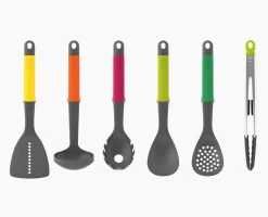 Joseph Joseph Elevate™ 6-piece Multicolour Utensils Carousel Set With Tongs 8 Joseph Joseph Elevate™ 6-piece Multicolour Utensils Carousel Set With Tongs -Kitchen Essentials Shop 98991 Image 04