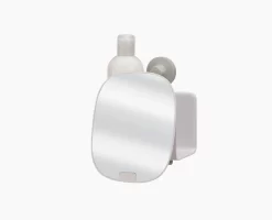 Joseph Joseph EasyStore™ White Shower Shelf With Adjustable Mirror