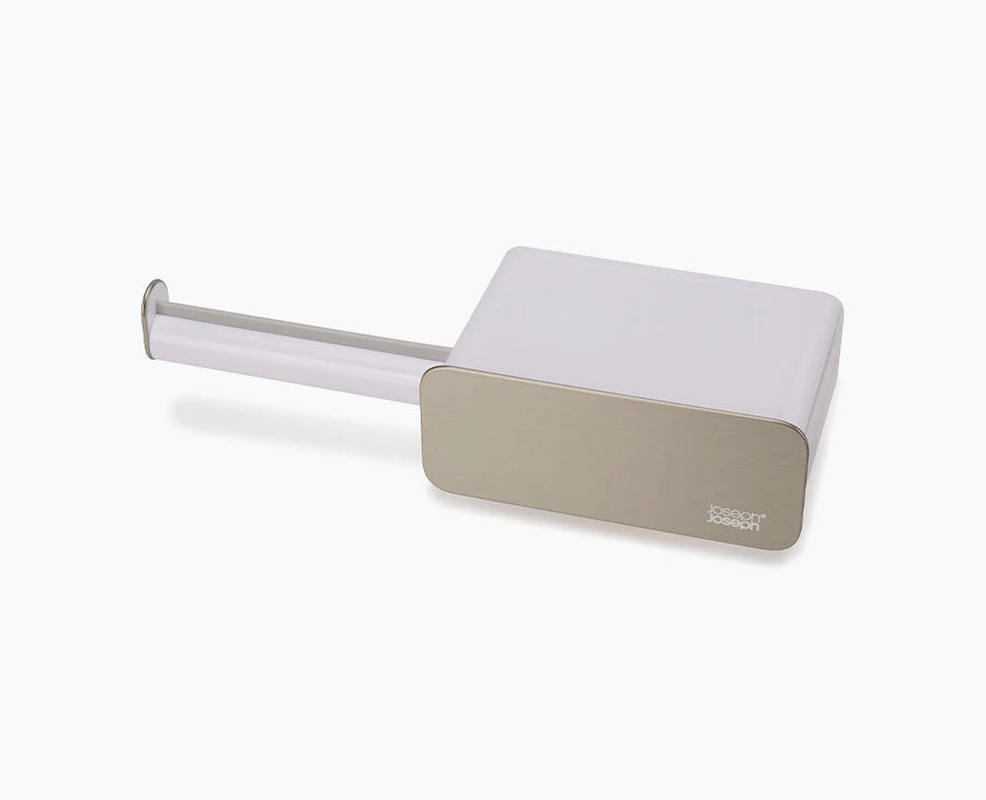 Joseph Joseph EasyStore™ Stainless-steel Toilet Roll Holder With Drawer 1 Joseph Joseph EasyStore™ Stainless-steel Toilet Roll Holder With Drawer