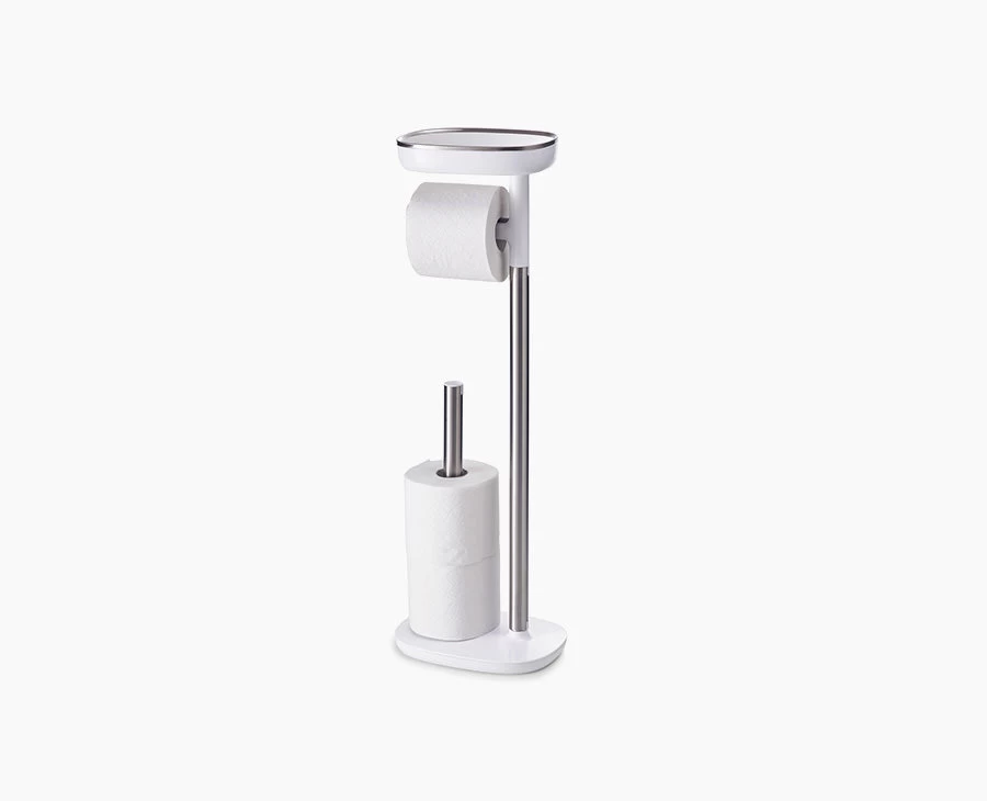 Joseph Joseph EasyStore™ Stainless-steel Toilet Roll Holder 1 Joseph Joseph EasyStore™ Stainless-steel Toilet Roll Holder