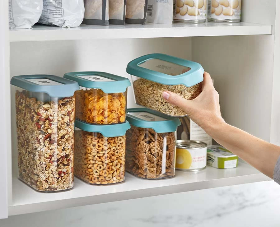 Joseph Joseph CupboardStore™ 5-piece Blue In-cupboard Storage Container Set 2 Joseph Joseph CupboardStore™ 5-piece Blue In-cupboard Storage Container Set - Image 2