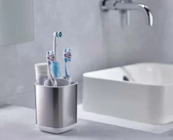 Joseph Joseph EasyStore™ Stainless-steel Toothbrush Holder -Kitchen Essentials Shop Image 3 0f5c9885 0ca9 4827 b3fe 019cf9c7266f