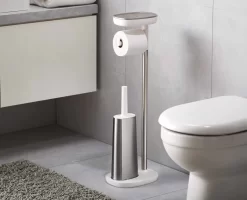 Joseph Joseph EasyStore™ Plus Stainless-steel Toilet Roll Holder With Toilet Brush -Kitchen Essentials Shop Image 3 5d811a6f 3b5e 4978 a1ea fffab901f22e
