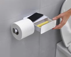 Joseph Joseph EasyStore™ Stainless-steel Toilet Roll Holder With Drawer 8 Joseph Joseph EasyStore™ Stainless-steel Toilet Roll Holder With Drawer -Kitchen Essentials Shop Image 4 746c7a23 d065 4bd7 9426 5eea11390520