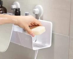 Joseph Joseph EasyStore™ Large White Shower Shelf With Removable Mirror -Kitchen Essentials Shop Image 5 7229f201 bea9 495f 8e07 7dd57b56ff46